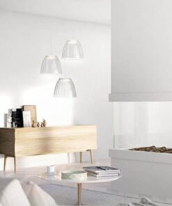 Philips Tenuto Lampadario Moderno LED, Design Camera da Letto, Cucina, Salotto, Trasparente (1X4.5W Lampadina Inclusa)