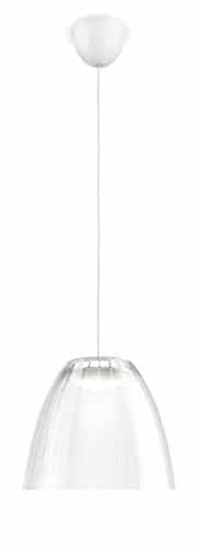 Philips Tenuto Lampadario Moderno LED, Design Camera da Letto, Cucina, Salotto, Trasparente (1X4.5W Lampadina Inclusa)
