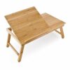 Relaxdays 10016734 Tavolino d’Appoggio, Legno, Marrone, 55x33x24 cm