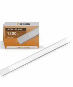 sebson® LED sottopensile Luce Calda, 120cm, 20W (Pari a 85W), 1300 Lumen, Alluminio, 100-240V