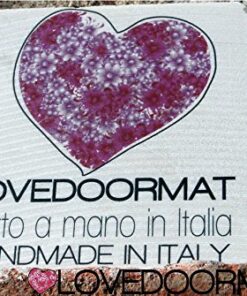 TAPPETO PERSONALIZZATO AUGURI DA … FELTROGOMMA CM. 75×50 ASCIUGA SPORCO LOVEDOORMAT ® HANDMADE IN ITALY