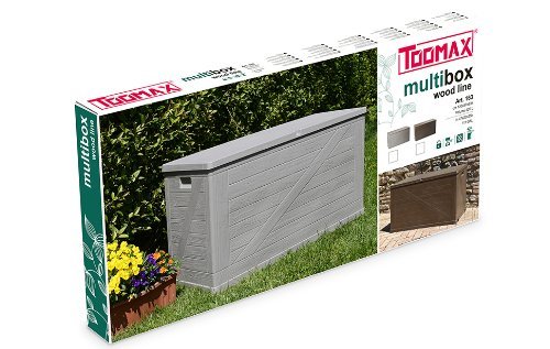 Toomax Z163R025 Baule Multibox, Wood Line, 120X57X63, Tortora