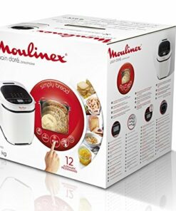 Moulinex OW210130 Pain Plaisir Macchina per il Pane, Capacità 1 kg, 12 Programmi Automatici