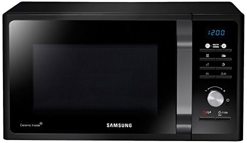 Samsung Forno a Microonde Combinato da 800 W con Grill e Piatto Doratore Crusty, 23 Litri, Nero