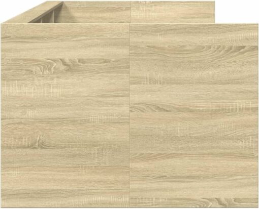 Festnight Divano Letto Singolo, Letto Singolo con Contenitore, Struttura Divano Letto, Divano Letto con Cassetti, in Legno Multistrato Rovere Sonoma 75x190 cm
