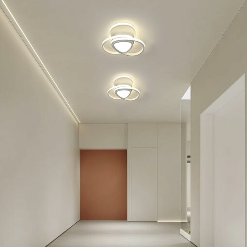 Tealight Lampada da Soffitto LED Moderna, Lampadario Soggiorno 36W 4050lm, Lampadario Camera da Letto per Soggiorno Cucina Bagno Camera da Letto Corridoio, Luce Naturale 4500K, Diametro 30cm