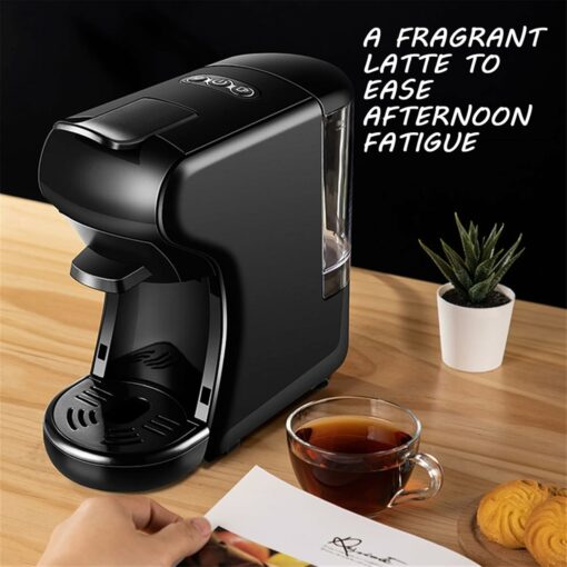 KKMNDE Macchine da caffè Macchina da caffè a Capsule Macchina per caffè Espresso Automatica Domestica Piccola Macchina per Bevande da Ufficio Tazza Piccola/Grande
