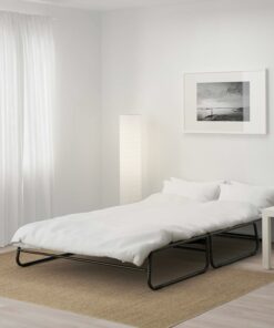 IKEA Hammarn, divano letto Knisa, 120 cm, grigio scuro/nero